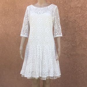 Betsey Johnson white lace dress